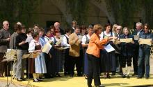 Die Uraufführung des Guntersdorfliedes anlässlich der Wappenverleihung im Mai 2006